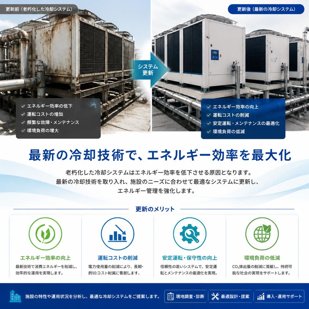 2. 効率的な冷却システムの更新