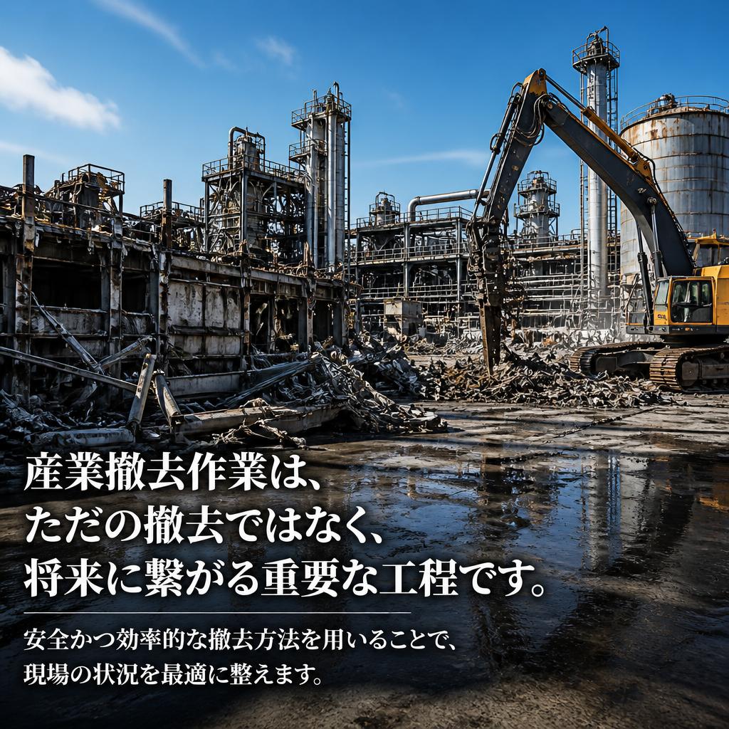 産業撤去の重要性