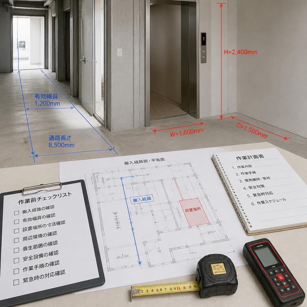 安全な施工手順